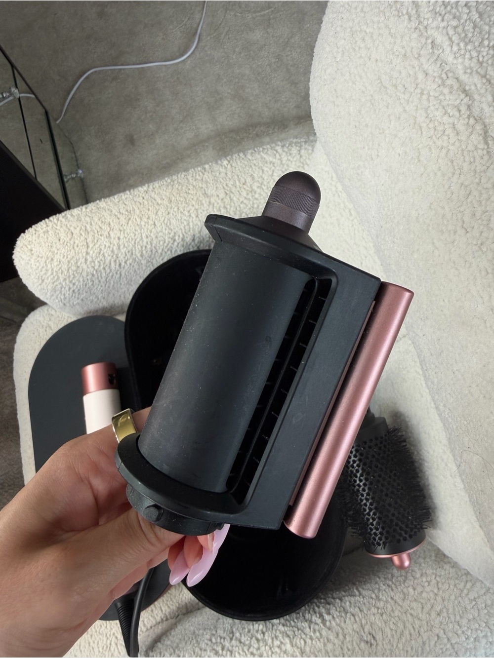 Pink and Rose Gold Dyson Air Wrap - Picture 9 of 9